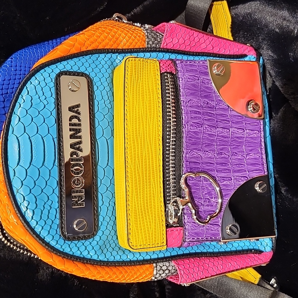 NIOPANDA color full panda nation mini bagpack limited edition